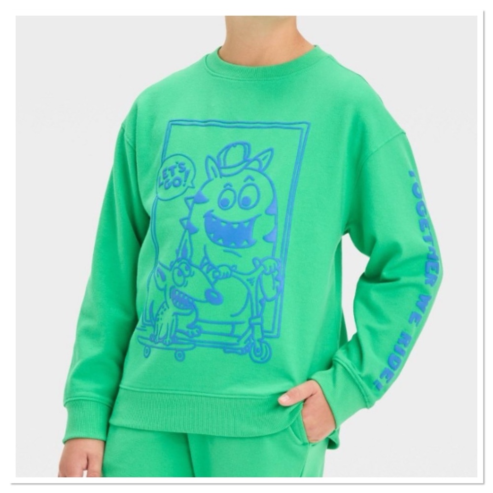 Boys French Terry Pullover Sweatshirt Cat & Jack
